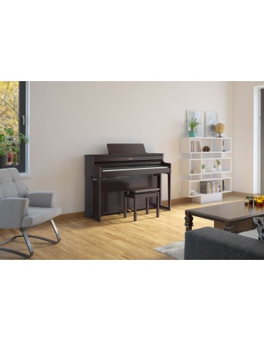 Piano droit numérique Roland HP-704 - Prévalet Musique