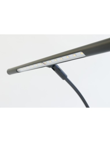 Lampe LED pour piano noir mat
