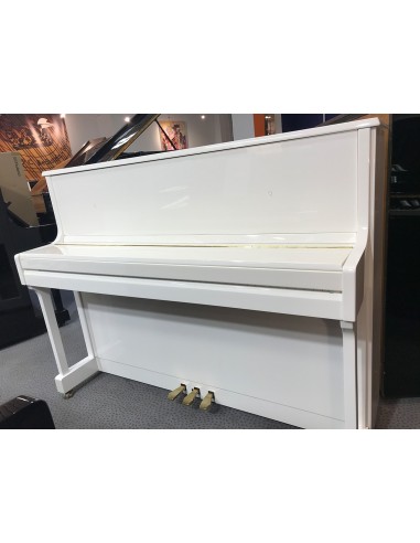 Piano droit blanc neuf Prévalet & Son - promotion pour Noël