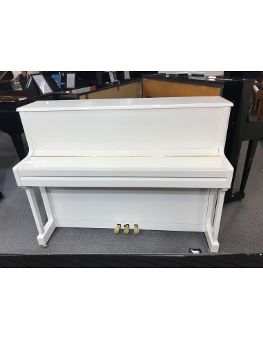 Piano droit blanc neuf Prévalet & Son - promotion pour Noël