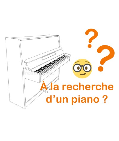 Piano droit sur pieds électronique rouge