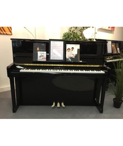 Piano droit Schimmel C116 Tradition Twin-tone noir poli - Neuf - Pianos-Service  P. Fuhrer S.A.