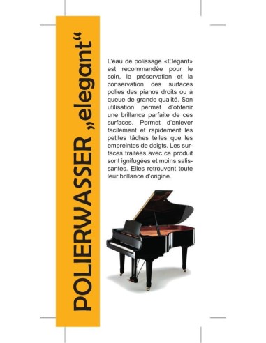 Spray de polissage pour piano laqué Polish Jahn - Prévalet Musique