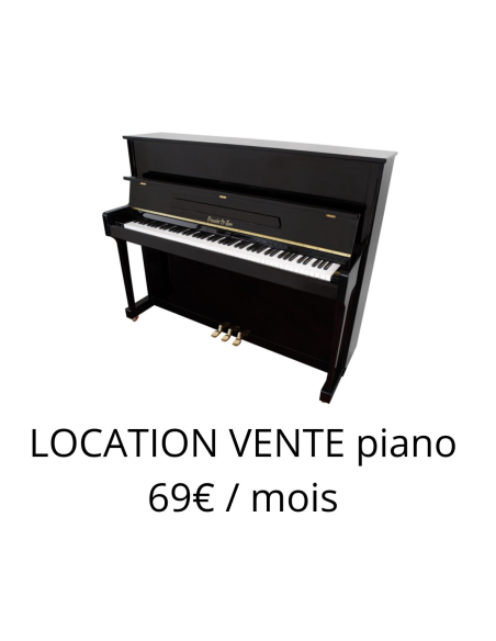 Location vente piano droit | Mon 1er piano | PREVALET MUSIQUE Dijon