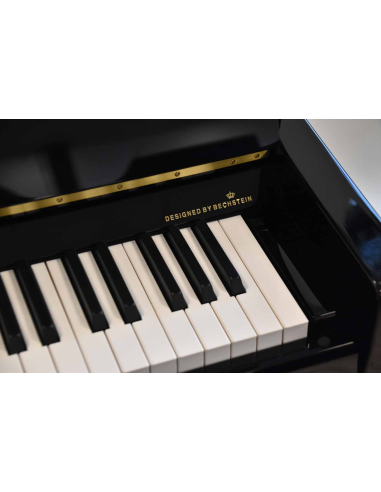 Piano droit neuf Zimmermann Studio S6 noir laqué, by C. Bechstein