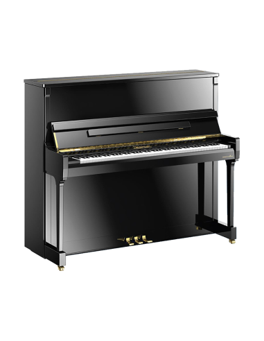 Piano droit neuf Zimmermann Studio S6 noir laqué, by C. Bechstein