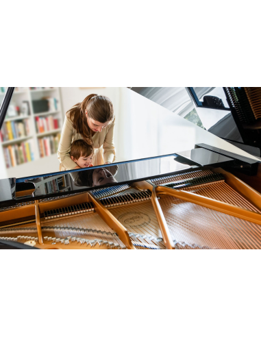 Piano quart de queue Zimmermann Studio S150 noir laqué, by C. Bechstein