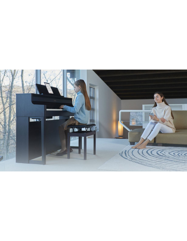 Piano droit numérique Roland HP-702 pack 1 accessoire - Prévalet Musique