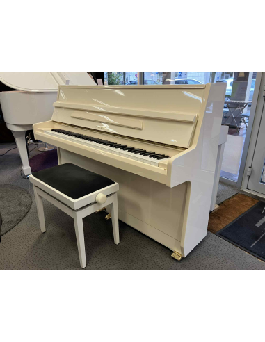 Piano d'occasion petit prix Hyundai blanc laqué - Prévalet