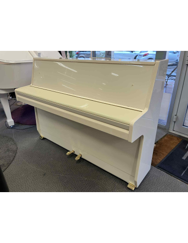 Piano d'occasion petit prix Hyundai blanc laqué - Prévalet