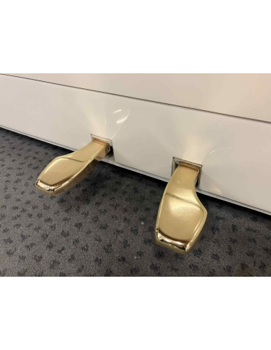 Piano d'occasion petit prix Hyundai blanc laqué - Prévalet