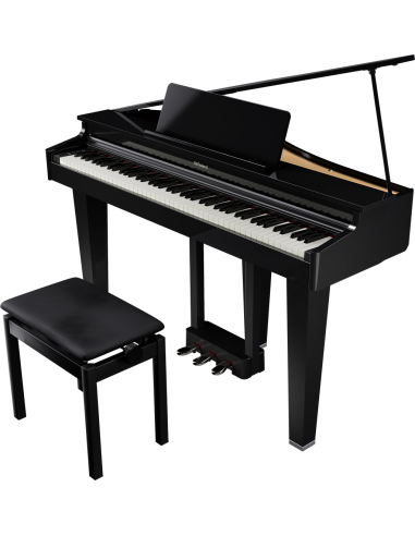Piano à queue laqué numérique Roland GP-3 - Prévalet Musique