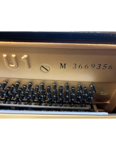 Superbe piano d'occasion Yamaha U1 noir laqué - Prévalet Musique