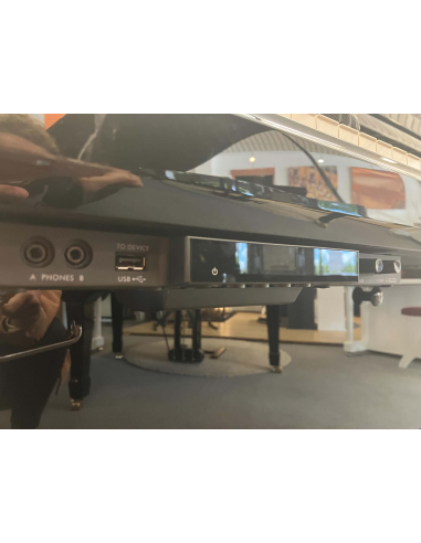 Piano Yamaha B2 noir laqué avec silencieux d'occasion - Prévalet Musique