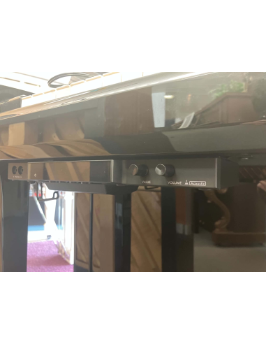 Piano Yamaha B2 noir laqué avec silencieux d'occasion - Prévalet Musique