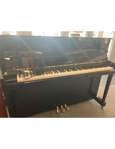 Piano Yamaha B2 noir laqué avec silencieux d'occasion - Prévalet Musique