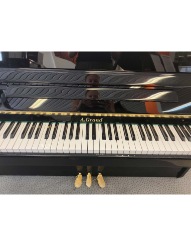 Piano d'étude d'occasion A. Grand noir laqué - Prévalet Musique