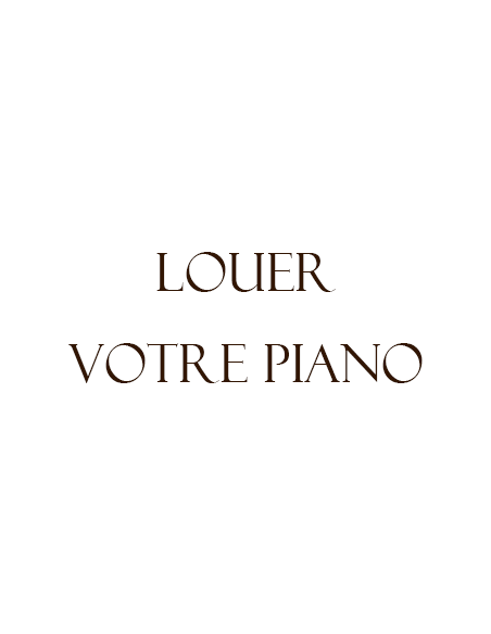 Location de votre premier piano